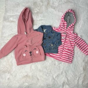 Carters Baby Girl Sweaters Bundle